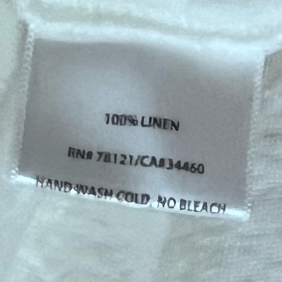 Eileen Fisher Woman 100% Linen Winter White Hooded Jacket Size 1X - Picture 5 of 8